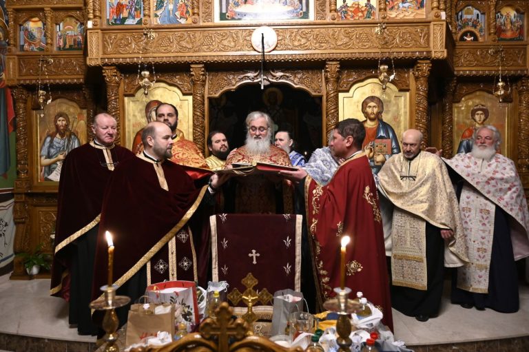 Taina Sfantului Maslu, Parohia „Sfantul Mare Mucenic Gheorghe”, Bistrita